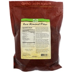 Now Foods, Real Food, Миндальная мука, 22 унций (624 г)
