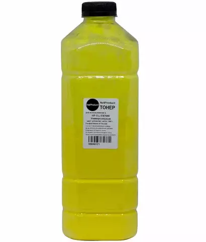 Тонер NetProduct Универсальный желтый для HP CLJ E87640, E87650, E87660, E77822, E77825, E77830 - 500 г.