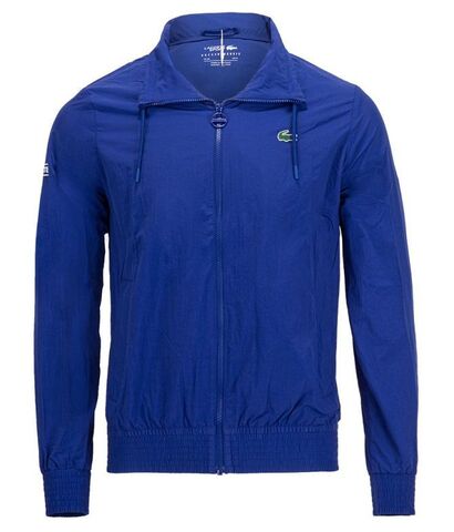 Куртка теннисная Lacoste Men's Sport Novak Djokovic Lightweight Zip Jacket - blue