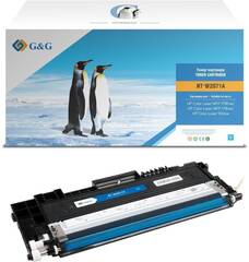 Тонер-картридж G&G, аналог HP W2071A/117A синий 0.7k с чипом
