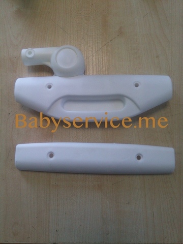 Шарнир капюшона белый левый