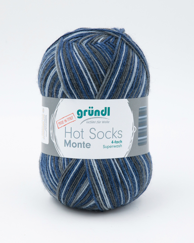 Носочная пряжа Gruendl Hot Socks Monte 05 купить