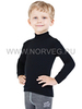 Терморубашка из шерсти мериноса Norveg Soft City Style Black детская