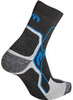 Премиальные носки Mico X-Performance Hike Light Weight Grey/Blue для бега