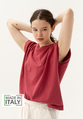 Футболка безрукавная Bowery NYC однотонная Ruby