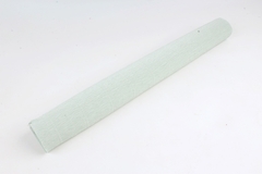 Бумага гофрированная простая, светло зелено-серый, 50 см* 250 см (621)