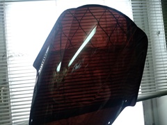 Ветровое стекло для Yamaha FZ1S 2006 - 2011 г.в. / чёрное