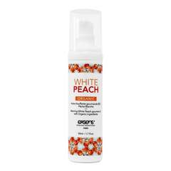 Разогревающее массажное масло Gourmet White Peach Organic с органическими ингредиентами - 50 мл. - 
