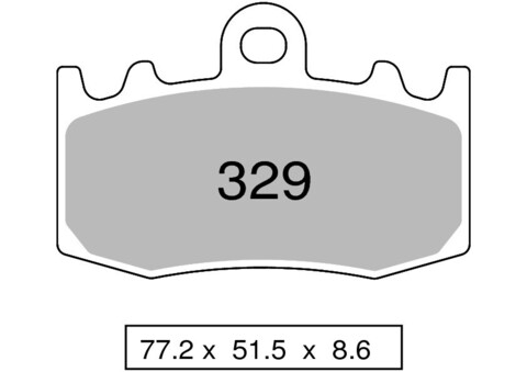 Колодки дискового тормоза Trofeo Sintered 329  (LMP396, FDB2125)