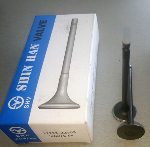 КЛАПАН ВПУСКНОЙ ACCENT SOHC, GETZ SHIN HAN