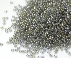 RR-1881 Transparent silver grey gold luster