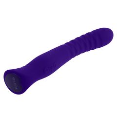 Фиолетовый вибростимулятор Trixxxie - 22,2 см. - 