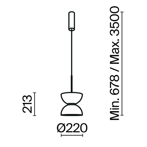 Подвесной светодиодный светильник Maytoni Kyoto MOD178PL-L11G3K