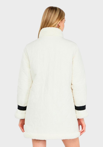 Пальто двухстороннее из искусственного меха Liu Jo