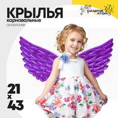 
          костюм 21 х 43 крылья ангелочек карнавальные (фиолетовый)