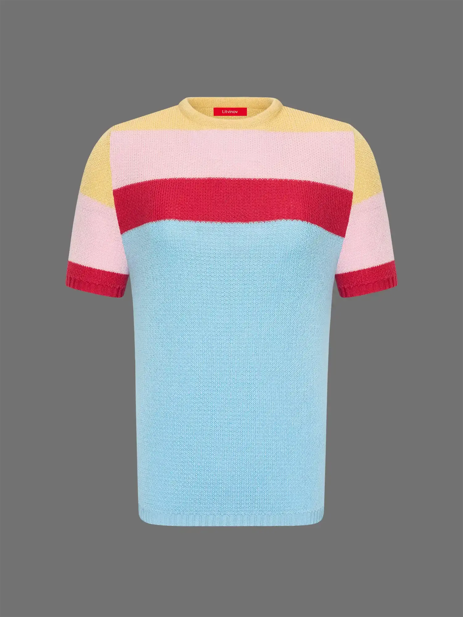 Футболка «Цветной полосатик»