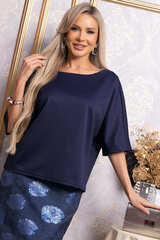 Блуза Стильный замысел (синяя) Б14842-10М LT Collection