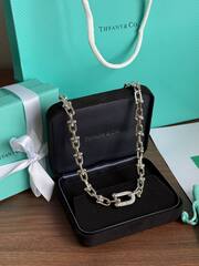 84523 - Колье цепь с куб.циркониями коллекция HARD by TIFFANY