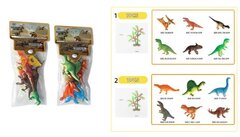 Набор мини дино в пакете 6 в уп 27*10