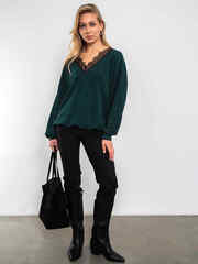 Джемпер Блеск (зеленый с люрексом)