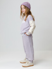 джемпер  для девочки  КР 302879/сиреневый 3710 к647