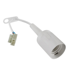 89-0-179 Патрон термостойкий пластик Е27 подвесной с клеммн колодкой 4А 250В белый, 1351(G-1351) Universal