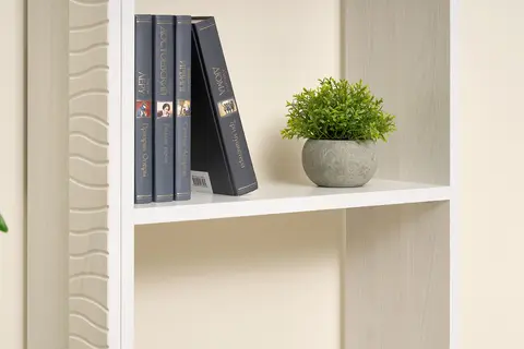 Стеллаж Монако ПН-19 ясень белый