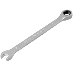 Ключ комбинированный 9 мм трещот. Matrix Professional CrV, зерк. хром в интернет-магазине ЯрТехника