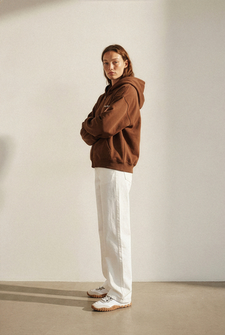 Худи на молнии №2, коричневый