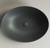 Ceramica Nova Element CN6017MDH Умывальник чаша накладная овальная, 52x39.5, цвет: темный антрацит матовый