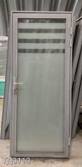 Дверь алюминиевая Б/У 2080(в) x 890(ш)