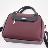 Сумка Саломея 269 наппа бордо + черный