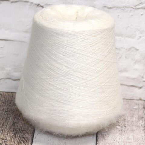 Суперкидмохер с мериносом FUUGA 5200 белый молочный