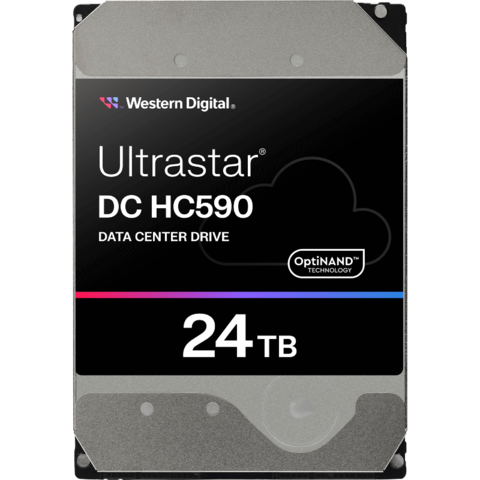 Диск HDD WD 26TB Ultrastar DC HC590 SAS Server 7200 12Gb/s 512MB (replacement ST24000NM007H, MG11SCA24TE)