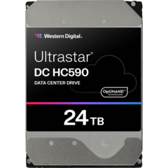 Диск HDD WD 26TB Ultrastar DC HC590 SAS Server 7200 12Gb/s 512MB (replacement ST24000NM007H, MG11SCA24TE)