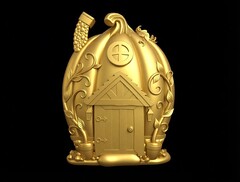 Силиконовый молд № 437 Домик 2 D( серия домики для гномов и фей)