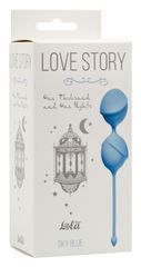 Голубые вагинальные шарики One Thousand and One Nights - 