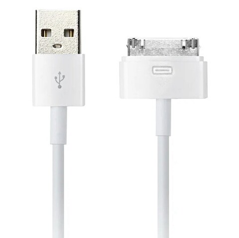 Кабель USB 30-Pin Smartbuy (iK-412) для iPhone 3, 4, 4s и iPad 1, 2, 3 100 см (1м) (Белый)