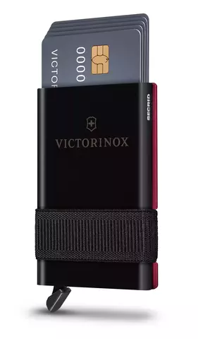 Victorinox Smart Card Wallet (0.7250.13) цвет красный/чёрный | Wen-Vic.Ru