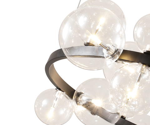 Люстра Kink Light Иона черный G9 07608-15A,19