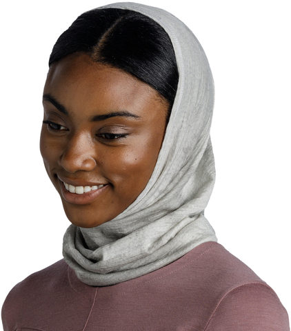 Шерстяной шарф-труба Buff Merino Lightweight Prints Matewa Cloud фото 2