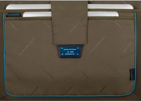 Сумка Piquadro Brief, чёрный, кожа натуральная/ткань (CA3339BR/N)