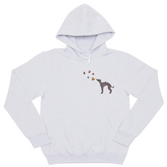 Толстовка "Левретка и бабочки"