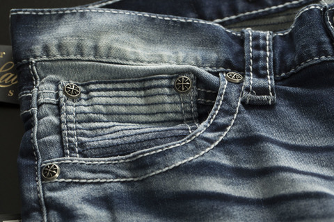 Affliction | Джинсы мужские GAGE FLEUR MAYHEM 110SK066 передний карман
