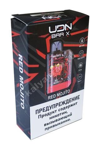 UDN Bar X Version 2 - Красный Мохито 7000 затяжек