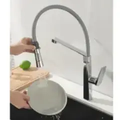 Смеситель для кухни с гибким изливом HAIBA HB73827 хром