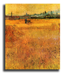 Репродукция "Ван Гог - Пшеничное поле"