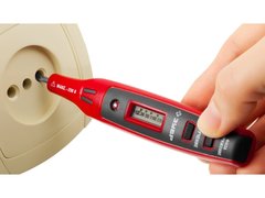 ЗУБР DC 100 - 220 В, DC 12 - 36 В, поиск электромагнитного излучения, электрический пробник (45240)