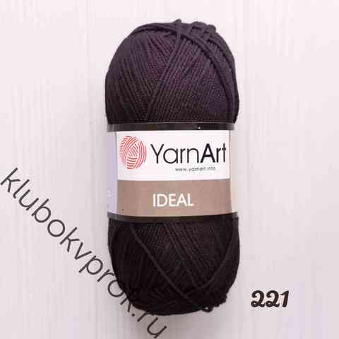 YARNART IDEAL 221, Черный