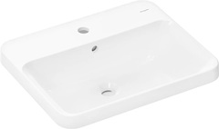 Hansgrohe 60162450 Xuniva Q Раковина встраиваемая 550х450 с отверстием под смеситель и переливом, белый фото